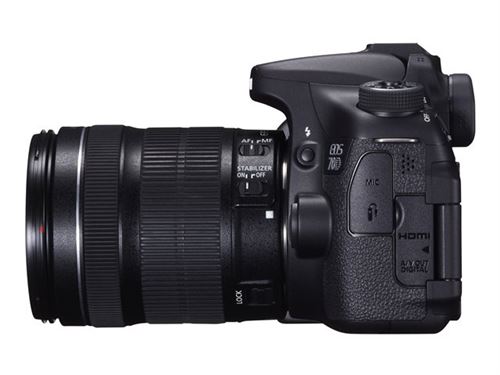 Canon EOS 70D - Appareil photo numérique - Reflex - 20.2 MP - APS-C - 1080p - 11x zoom optique objectif EF-S 18-200 mm IS - Wi-Fi État correct - Canon reconditionné disponible sur Fnac