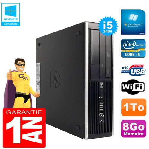 Pc hp compaq pro 6300 sff i5-2400 ram 8go disque 1to graveur dvd wifi w7 État correct - Hewlett-Packard reconditionné disponible sur Fnac