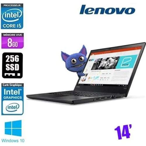 PC Portable Lenovo Intel core i5 ThinkPad T470 RAM 8 Go stockage 256 Go 14 pouces État correct - N/A reconditionné disponible sur Fnac
