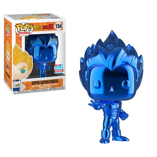 Figurine Funko Pop Animation Dragon Ball Z Vegeta Bleu chrome Exclusivité Fnac État correct - Funko reconditionné disponible sur Fnac