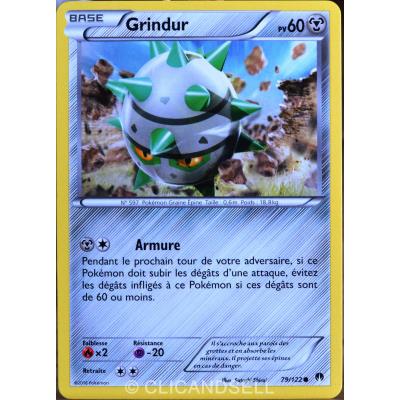 carte Pokémon 79/122 Grindur 60 PV XY - Rupture Turbo NEUF FR État correct - Pokémon reconditionné disponible sur Fnac