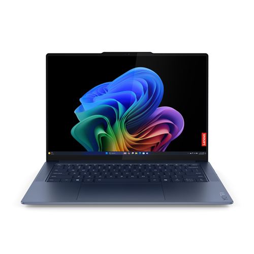 PC Portable Yoga Slim 7x 14QNV9 14,5"" OLED Ecran tactile Copilot+ PC Snapdragon® X Elite 32 Go RAM 512 Go SSD Bleu État correct - Lenovo reconditionné disponible sur Fnac