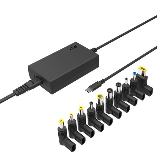 Chargeur universel Accsup 65 W Noir pour PC État correct - N/A reconditionné disponible sur Fnac
