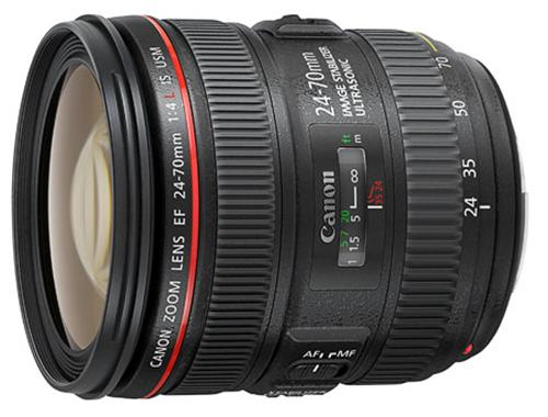 Objectif Reflex Canon EF 24-70mm f/4.0 L IS USM Noir État correct - Canon reconditionné disponible sur Fnac
