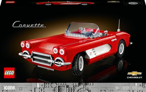 Acheter LEGO® Icons 10321 Corvette État correct - 237,22 € LEGO® Icons 10321 Corvette État correct - LEGO Icons reconditionné disponible sur Fnac