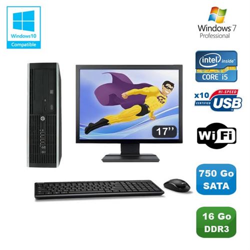 Acheter Pc hp elite 8100 sff intel core i5 3.2ghz 16go 750go graveur wifi w7 17 État correct - 299,00 € Pc hp elite 8100 sff intel core i5 3.2ghz 16go 750go graveur wifi w7 17 État correct - Hewlett-Packard reconditionné disponible sur Fnac