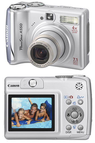 Canon PowerShot A550 Powerplus État correct - Canon reconditionné disponible sur Fnac