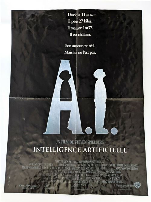 Acheter a.i. intelligence artificielle - Spielberg - 116x158cm - Affiche de cinéma originale pliée État correct - 14,99 € a.i. intelligence artificielle - Spielberg - 116x158cm - Affiche de cinéma originale pliée État correct - N/A reconditionné disponible sur Fnac