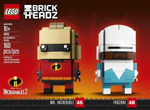 Lego Brickheadz 41613 Mr. Incredible et Frozone État correct - Lego reconditionné disponible sur Fnac