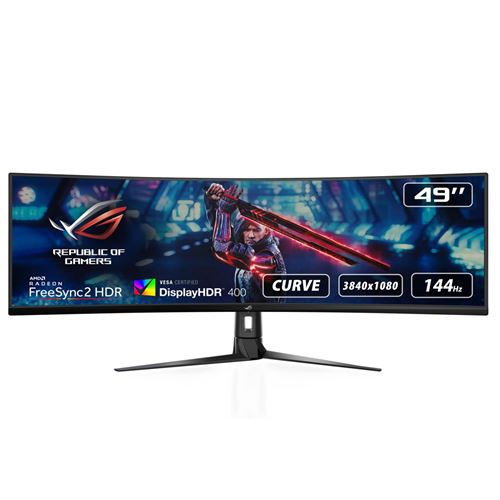 Ecran PC Gaming Asus ROG Strix XG49VQ 49"" Ecran incurvé Noir État correct - Asus reconditionné disponible sur Fnac