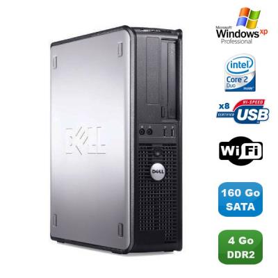 Pc dell optiplex 760 dt intel core 2 duo e8400 3ghz 4go ddr2 160go wifi xp pro État correct - Dell reconditionné disponible sur Fnac