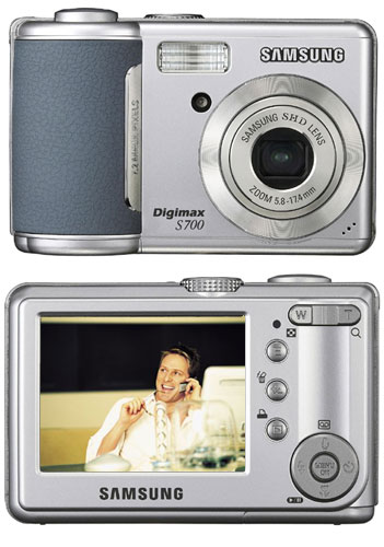 Samsung Digimax S700 + kit chargeur État correct - Samsung reconditionné disponible sur Fnac
