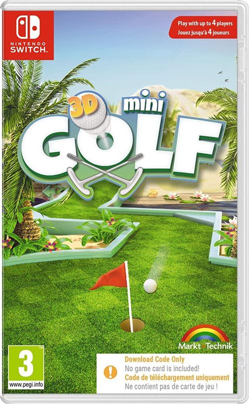 3D Mini Golf Nintendo SWITCH (Code de téléchargement) État correct -  reconditionné disponible sur Fnac