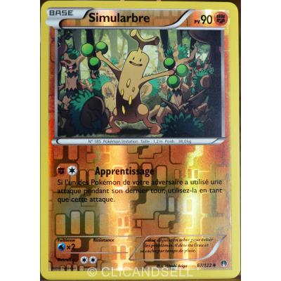 carte Pokémon 67/122 Simularbre 90 PV - REVERSE XY - Rupture Turbo NEUF FR État correct - Pokémon reconditionné disponible sur Fnac