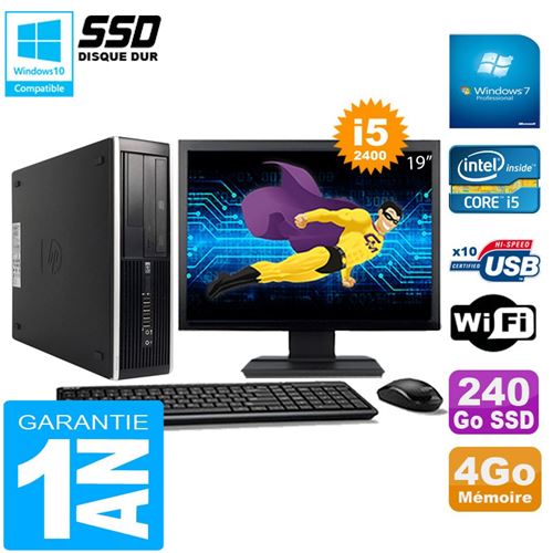 Acheter Pc hp compaq pro 6300 sff i5-2400 4go 240go ssd graveur dvd wifi w7 ecran 19' État correct - 299,00 € Pc hp compaq pro 6300 sff i5-2400 4go 240go ssd graveur dvd wifi w7 ecran 19' État correct - Hewlett-Packard reconditionné disponible sur Fnac