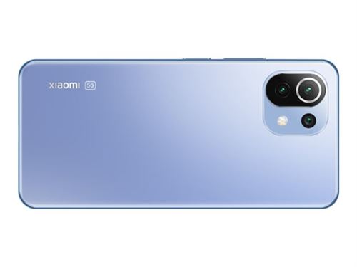 Xiaomi 11 Lite 5G NE - 5G smartphone - double SIM - RAM 6 Go / Mémoire interne 128 Go - microSD slot - écran OEL - 6.55"" - 2400 x 1080 pixels (90 Hz) - 3 x caméras arrière 64 MP, 8 MP, 5 MP - front camera 20 MP - bleu bubblegum État correct - N/A reconditionné disponible sur Fnac