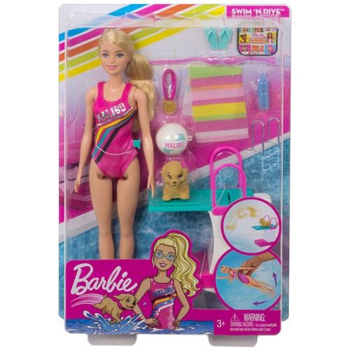 Acheter Poupée Barbie Dreamhouse Adventures Swim 'n Dive Modèle aléatoire État correct - 38,47 € Poupée Barbie Dreamhouse Adventures Swim 'n Dive Modèle aléatoire État correct - Barbie reconditionné disponible sur Fnac