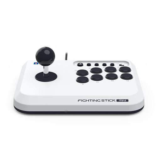 Manette filaire Hori Fighting Stick Mini pour PS5 PS4 et PC Blanc Noir État correct - N/A reconditionné disponible sur Fnac