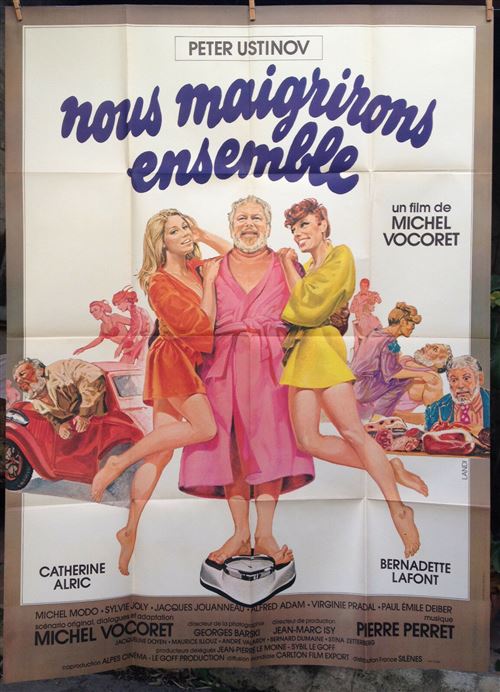 Nous Maigrirons ensemble - 1979 - Catherine Alric - 116x158cm - Affiche de cinéma originale pliée État correct - N/A reconditionné disponible sur Fnac