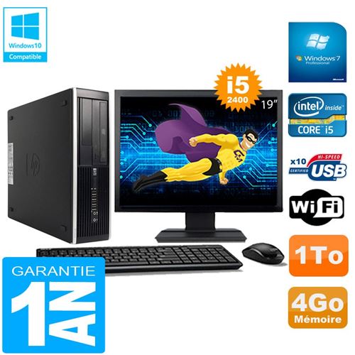 Acheter Pc hp compaq pro 6300 sff i5-2400 4go 1to graveur dvd wifi w7 ecran 19' État correct - 269,00 € Pc hp compaq pro 6300 sff i5-2400 4go 1to graveur dvd wifi w7 ecran 19' État correct - Hewlett-Packard reconditionné disponible sur Fnac