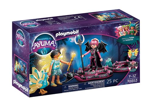 Playmobil Ayuma 70803 Crystal Fairy et Bat Fairy avec animaux État correct - Playmobil reconditionné disponible sur Fnac