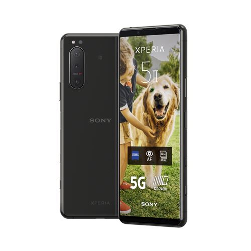 Smartphone Sony Xperia 5 II 6.1"" Double SIM 128 Go Noir État correct - Sony reconditionné disponible sur Fnac