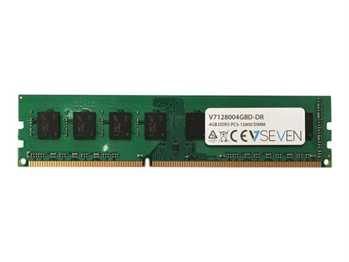 Acheter V7 - DDR3 - module - 4 Go - DIMM 240 broches - 1600 MHz / PC3-12800 - mémoire sans tampon - non ECC État correct - 89,27 € V7 - DDR3 - module - 4 Go - DIMM 240 broches - 1600 MHz / PC3-12800 - mémoire sans tampon - non ECC État correct - N/A reconditionné disponible sur Fnac