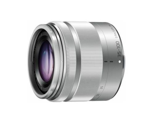 Objectif hybride Panasonic 35-100 mm f/4-5.6 ASPH O.I.S. Argent État correct - Panasonic reconditionné disponible sur Fnac