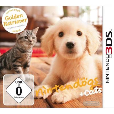 Nintendogs cats Golden Retriever ses nouveaux amis Nintendo 3DS État correct -  reconditionné disponible sur Fnac