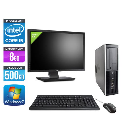 Acheter Ordinateur HP Elite 8100 SFF + Ecran 22'' - Noir - Intel Core i5-650 / 3.2 GHz - RAM 8 Go - HDD 500 Go - DVDRW - Gigabit Ethernet - Windows 7 Professionnel État correct - 229,00 € Ordinateur HP Elite 8100 SFF + Ecran 22'' - Noir - Intel Core i5-650 / 3.2 GHz - RAM 8 Go - HDD 500 Go - DVDRW - Gigabit Ethernet - Windows 7 Professionnel État correct - Hewlett-Packard reconditionné disponible sur Fnac