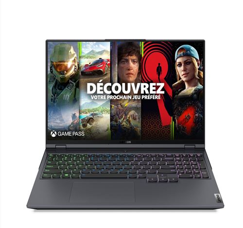 Acheter PC Portable Gaming Lenovo Legion 5 Pro 16ACH6H 16"" AMD Ryzen 7 32 Go RAM 512 Go SSD Nvidia RTX 3070 Gris État correct - 1609,99 € PC Portable Gaming Lenovo Legion 5 Pro 16ACH6H 16"" AMD Ryzen 7 32 Go RAM 512 Go SSD Nvidia RTX 3070 Gris État correct - Lenovo reconditionné disponible sur Fnac