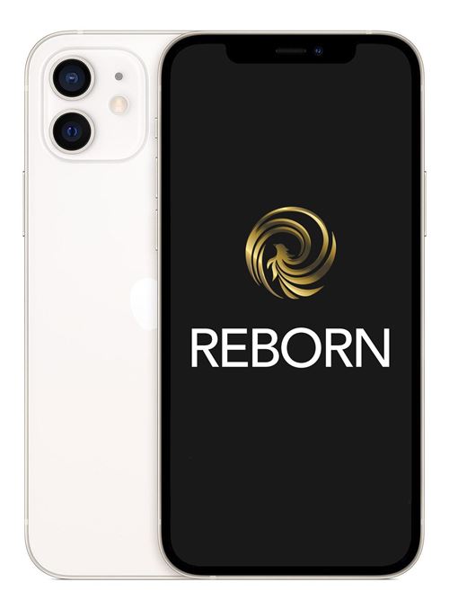 Apple iPhone 12 6,1"" 5G Double SIM 64 Go Blanc Reconditionné Grade A Reborn État correct - N/A reconditionné disponible sur Fnac