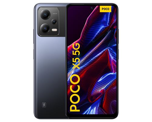 Smartphone Xiaomi Poco X5 Double nano SIM 5G 6.67"" 256 Go Noir État correct - Xiaomi reconditionné disponible sur Fnac