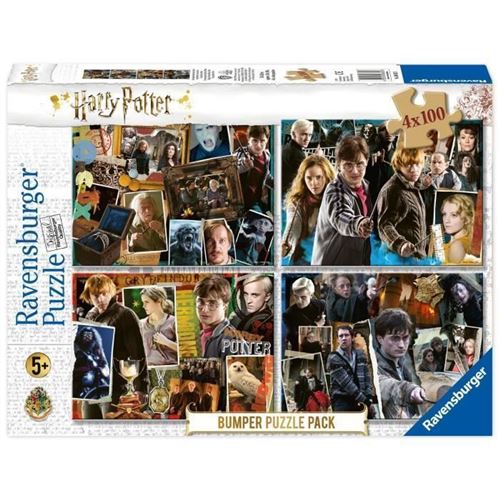 HARRY POTTER Puzzles 4x100 pieces - Ravensburger État correct - N/A reconditionné disponible sur Fnac