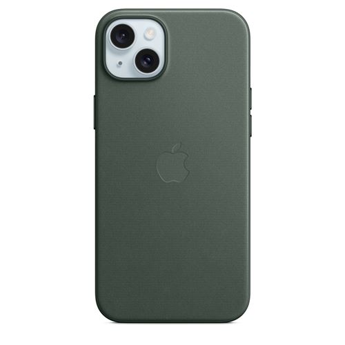 Apple Coque en tissage fin avec MagSafe pour iPhone 15 Plus Chêne vert État correct - Apple reconditionné disponible sur Fnac