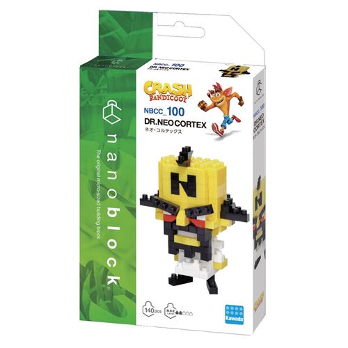 Jeu de construction Nanoblock Crash Bandicoot Docteur Neo Cortex État correct - Nanoblock reconditionné disponible sur Fnac