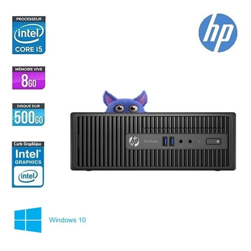 PC hp prodesk 400 g3 core i5 6500 - 3.2ghz État correct - N/A reconditionné disponible sur Fnac
