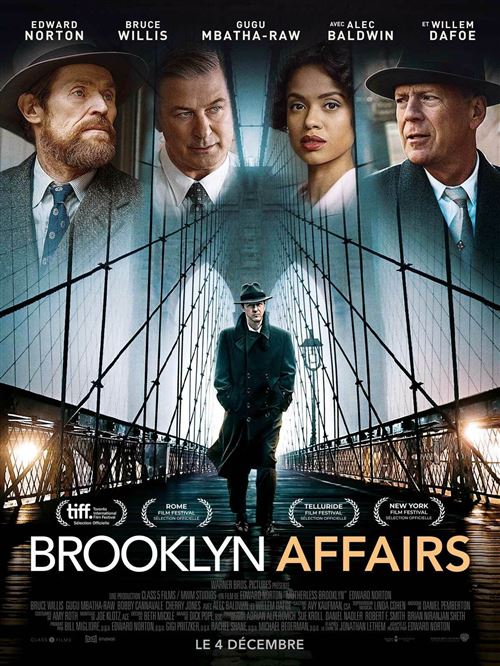 Brooklyn Affairs - 2019 - Edward Norton, Bruce Willis - 40x60cm - Affiche État correct - N/A reconditionné disponible sur Fnac