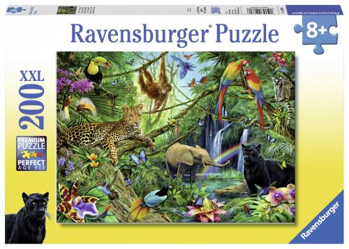 Puzzle 200 pièces XXL Ravensburger Animaux de la jungle État correct - Ravensburger reconditionné disponible sur Fnac