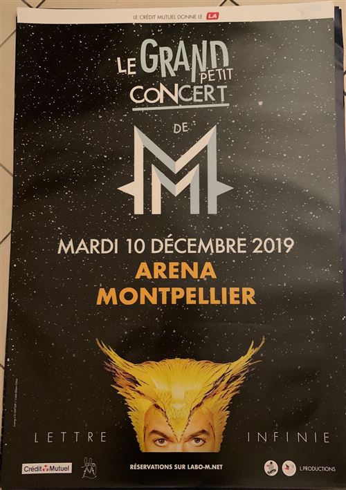 M - Mathieu CHEDID - Le Grand Petit Concert - 70x100cm - Affiche État correct - N/A reconditionné disponible sur Fnac