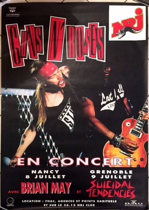 Guns N' Roses - 100x150 cm - AFFICHE / POSTER État correct - N/A reconditionné disponible sur Fnac
