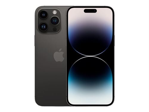 Apple iPhone 14 Pro Max - 5G smartphone - double SIM / Mémoire interne 256 Go - écran OEL - 6.7"" - 2796 x 1290 pixels (120 Hz) - 3 x caméras arrière 48 MP, 12 MP, 12 MP - front camera 12 MP - noir spatial État correct - N/A reconditionné disponible sur Fnac