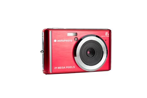 Appareil photo compact Agfaphoto DC5200 Compact Cam Rouge et argent État correct - AgfaPhoto reconditionné disponible sur Fnac