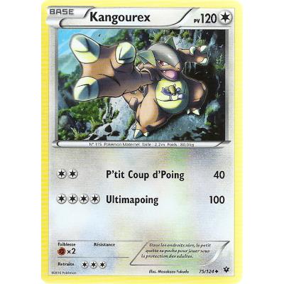 Acheter Carte Pokemon - XY10 - Impact des Destins - Kangourex - PV 120 - 75/124 - Peu Commune - VF État correct - 16,00 € Carte Pokemon - XY10 - Impact des Destins - Kangourex - PV 120 - 75/124 - Peu Commune - VF État correct - Asmodee reconditionné disponible sur Fnac