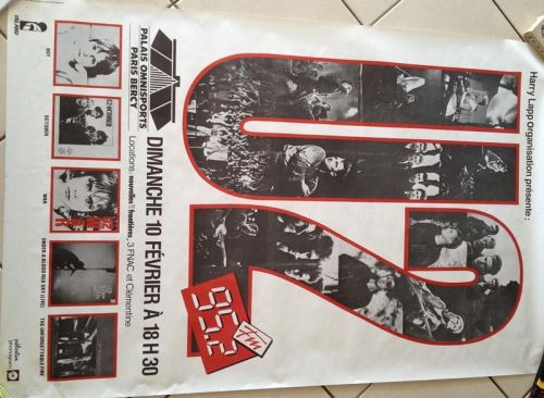 U2 - 80x120 cm - AFFICHE / POSTER État correct - N/A reconditionné disponible sur Fnac
