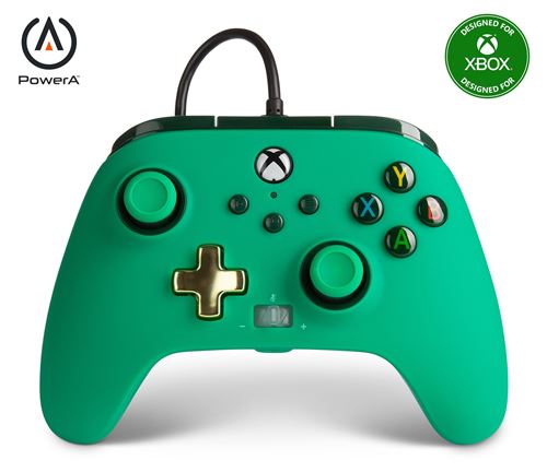 Manette filaire améliorée PowerA pour Xbox Series X|S Vert État correct - Xbox One reconditionné disponible sur Fnac