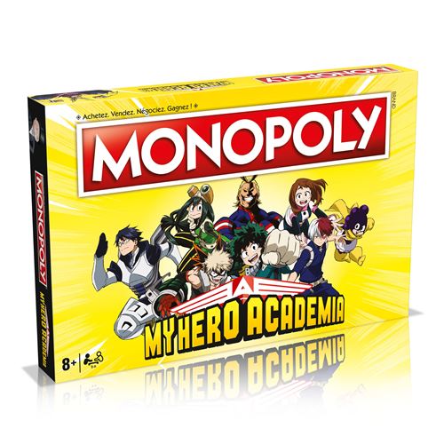 Acheter Jeu classique Monopoly My Hero Academia État correct - 20,00 € Jeu classique Monopoly My Hero Academia État correct - Monopoly reconditionné disponible sur Fnac