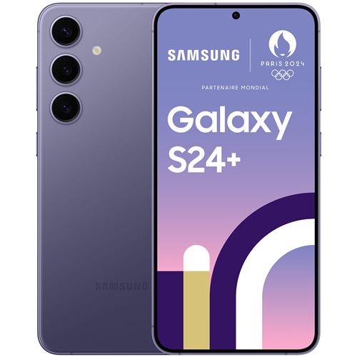 Smartphone Samsung Galaxy S24+ 6,7"" 5G Nano SIM 512 Go Indigo État correct - Samsung reconditionné disponible sur Fnac