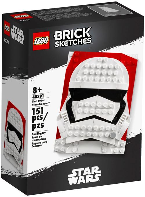 LEGO® Brick Sketches™ 40391 Stormtrooper du Premier Ordre Star Wars État correct - N/A reconditionné disponible sur Fnac