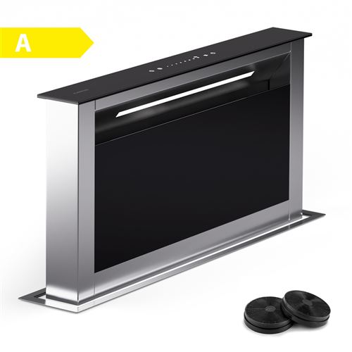 Klarstein Royal Flush Eco Slim  Hotte escamotable 60 cm évacuation/air recyclé 576 m³/h LED & Commande tactile État correct - N/A reconditionné disponible sur Fnac